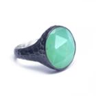 Nina Nguyen Jewelry - Medium Round Oxidized Ring