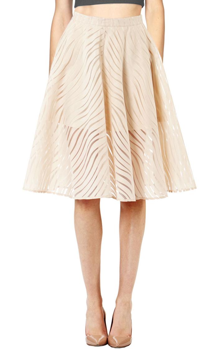 Savanah Midi Skirt I Fawn