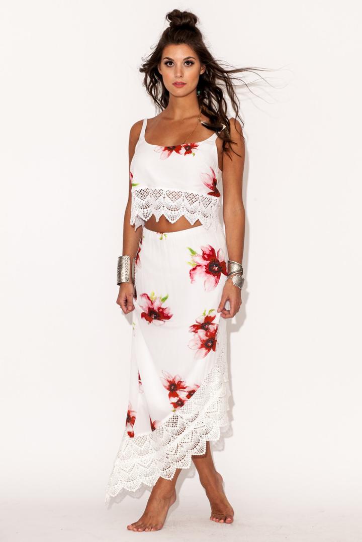 Winston White - Maya Skirt Ruby