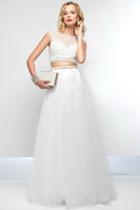 Alyce Paris - 6670 Two Piece Dress In Diamond White
