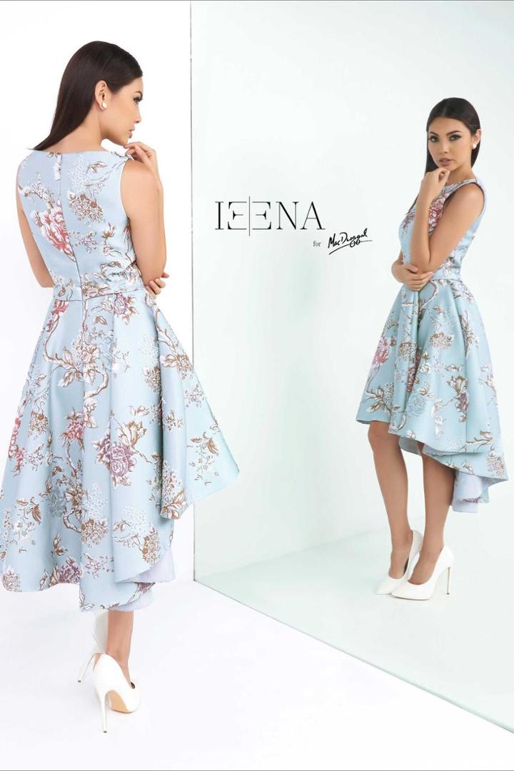 Ieena For Mac Duggal - High Neck Gown Style 25546i