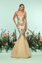 Zoey Grey - 31194 Sequined Sweetheart Tulle Mermaid Dress