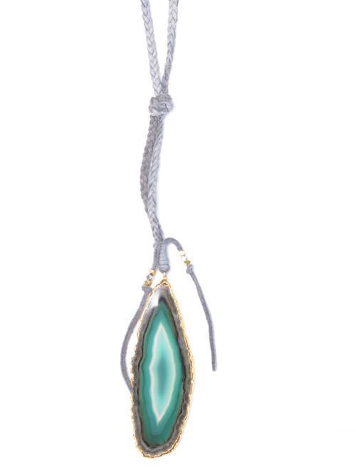 Heather Gardner - Warrior Agate Necklace