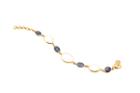Tresor Collection - 18kt Yellow Gold Bracelet With Blue Sapphire & Moonstone