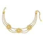 Ben-amun - Helen Of Troy Gold Multi Layer Medallion Statement Necklace