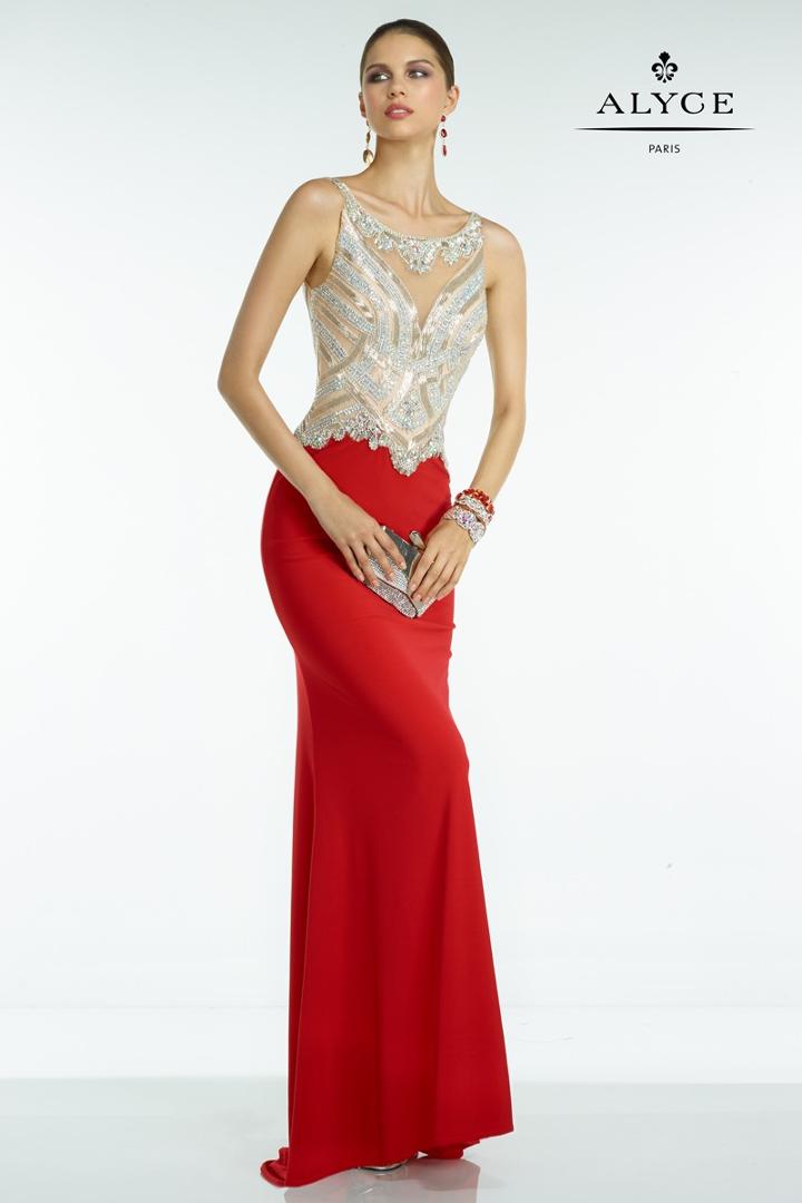 Alyce Paris - 6500 Prom Dress In Red