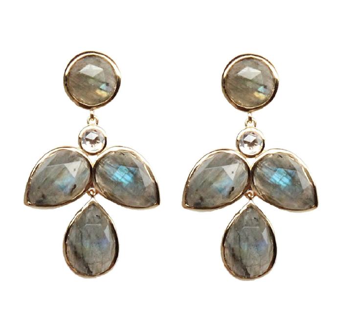 Rachael Ryen - The Duchess Drop Earring - Labradorite