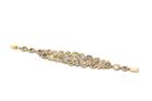 Tresor Collection - Organic Rose Cut Raw Diamond & Colorless Brilliant Diamond Bracelet In 18k Yellow Gold