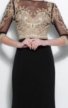 Terani Evening - Gilded Enchanted Illusion Evening M3830