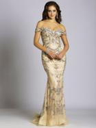 Lara Dresses - 33533 Embellished Sheath Dress