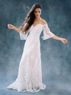 Wilderly Bride By Allure Bridals - F104 Embroidered A-line Bridal Dress