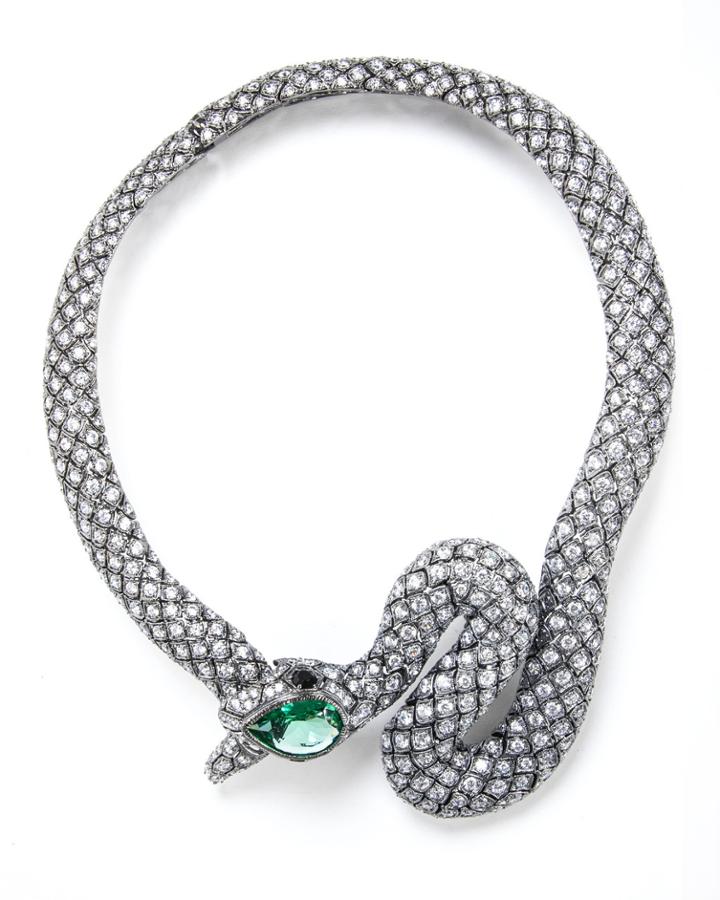 Jarin K Jewelry - Serpent Collar Necklace