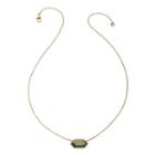 Heather Hawkins - Oblong Hexagon Gemstone Necklace - Multiple Colors