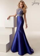 Jasz Couture - 6212 Intricate Embellished Bodice Cutout Gown