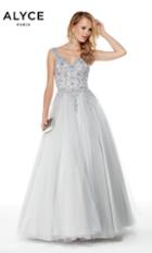 Alyce Paris - 27003 Embellished Lace Sweetheart Ballgown