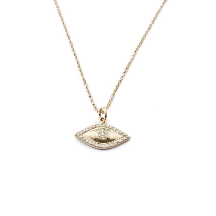 Margaret Elizabeth - Diamond Eye Necklace