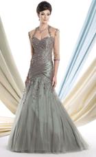 Ivonne D By Mon Cheri - 213d28 Long Dress In Aqua