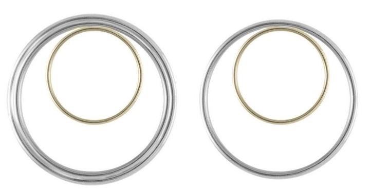 Bonheur Jewelry - Angã£â¨le Silver/gold Earrings