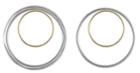 Bonheur Jewelry - Angã£â¨le Silver/gold Earrings