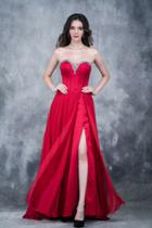 Nina Canacci - 1391 Bejeweled Sweetheart A-line Dress
