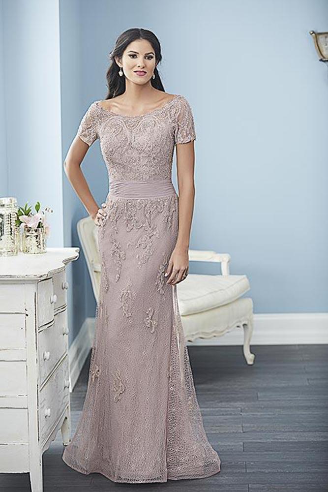 Christina Wu Elegance - 17831 Beaded Short Sleeves Ruched Dress