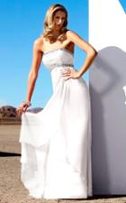 Mnm Couture - 7310 Bejeweled Straight Sheath Dress