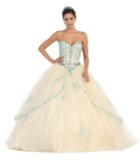 Royal Bedazzled Sweetheart Ball Gown