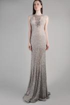 Beside Couture By Gemy - Cpf14 4038 Cap Sleeve Ornate Sequined Gown