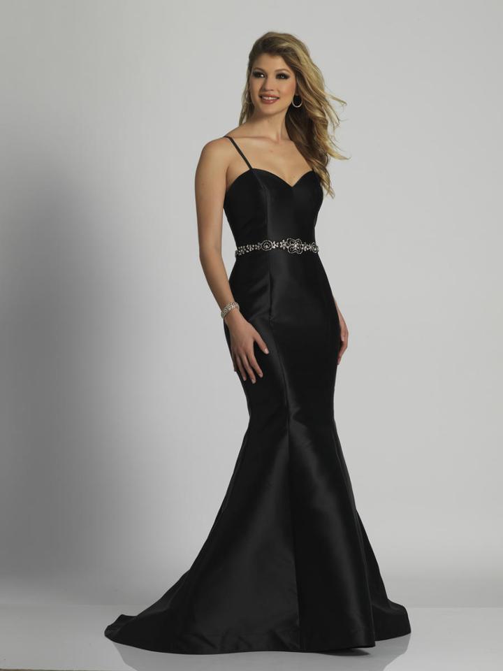 Dave & Johnny - A6300 Slim Strap Sweetheart Mermaid Gown