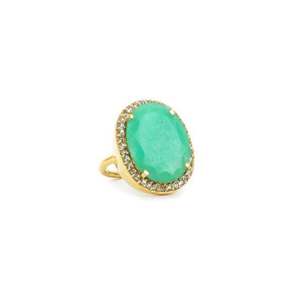 Margaret Elizabeth - Ophelia Cocktail Ring Chrysoprase