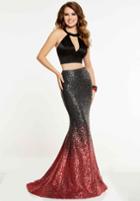 Panoply - 14877 Strappy Two Piece Halter Dress