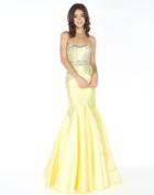Cassandra Stone - 62980a Strapless Semi-sweetheart Mermaid Dress