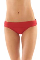 Helen Jon - Fold-over Hipster-del Mar Crimson