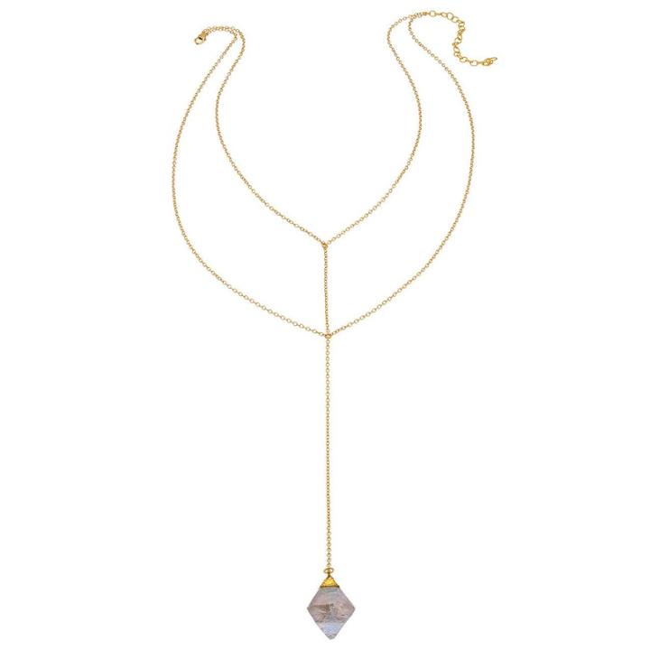 Heather Hawkins - Double Y Chain Necklace - Assorted Pendants