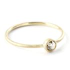 Nina Nguyen Jewelry - Solitaire Diamond 14k Gold Ring