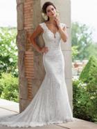 Enchanting By Mon Cheri - 117193 Embellished Trumpet Wedding Gown