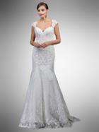 Dancing Queen - 21 Lace Embellished Sweetheart Trumpet Gown