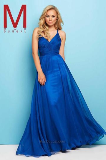 Mac Duggal - 65522 L Dress In Sapphire