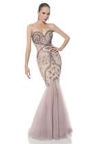 Terani Evening - Strapless Sweetheart Ornate Mermaid Gown 1611e0195a