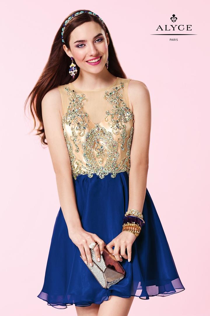 Alyce Paris Homecoming - 3646 Dress In Cobalt