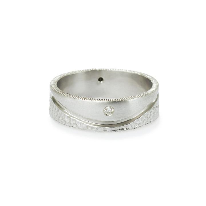 Elizabeth Buenaventura - Silver Men's Duality Ring
