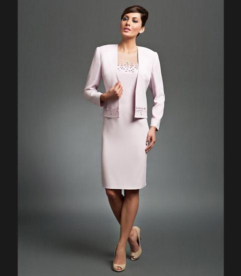 Daymor Couture - Beaded Sheer Cocktail Dress With Bolero 1002