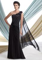 Montage By Mon Cheri - 113929 Long Dress In Black
