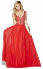 Jolene Collection - 16123- Dress In Red