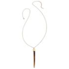 Heather Hawkins - Long Water Buffalo Horn Spike Necklace