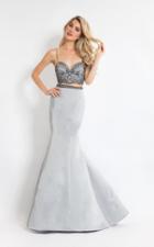 Rachel Allan - 6147 Two Piece Embellished Mermaid Gown