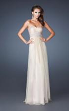 La Femme - 18544 Elegant Strapless Sweetheart Empire Waist Gown