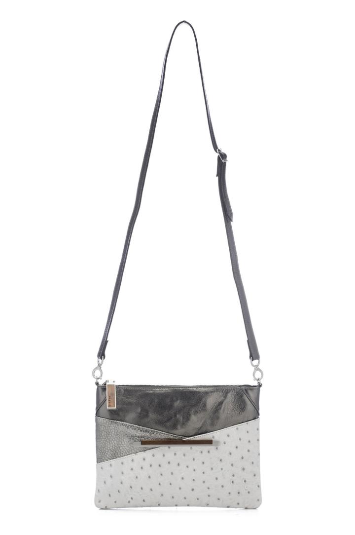 August Handbags - The Pocket Capri - Ice Ostrich