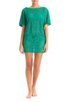 Helen Jon - Crochet Boatneck Tunic - Maldives Emerald