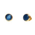 Heather Hawkins - Tiny Serrated Stud Earrings In Multiple Colors